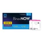 BinaxNOW Covid-19 Antigen Self Test, 2-Pack, Non-Returnable, Shelf Life Guarantee of at Least 30 Days