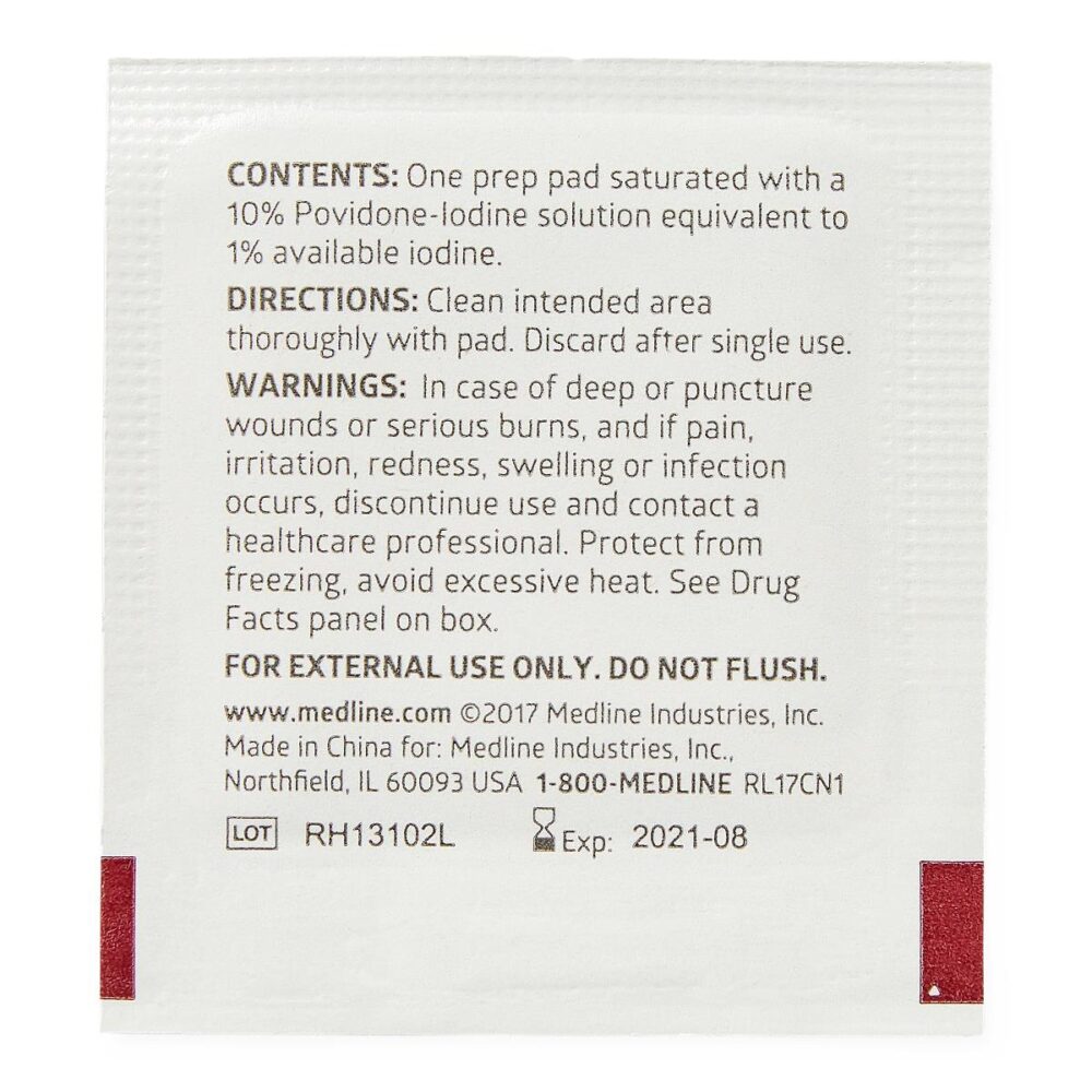 Povidone Iodine Prep Pads, Size M - Image 10