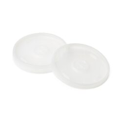 Plastic Translucent Lid with Straw Slot for 12 oz. to 24 oz. Foam Cup - Image 2