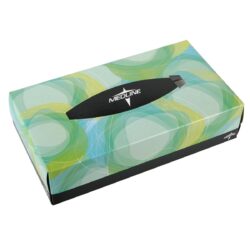 Premium Paper Facial Tissue, 8" x 8.3", 2-Ply, Flat Box, 100 Sheets/bx - Image 2
