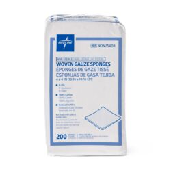Woven Nonsterile Gauze Sponges, 8 Ply, 4" x 4" - Image 2