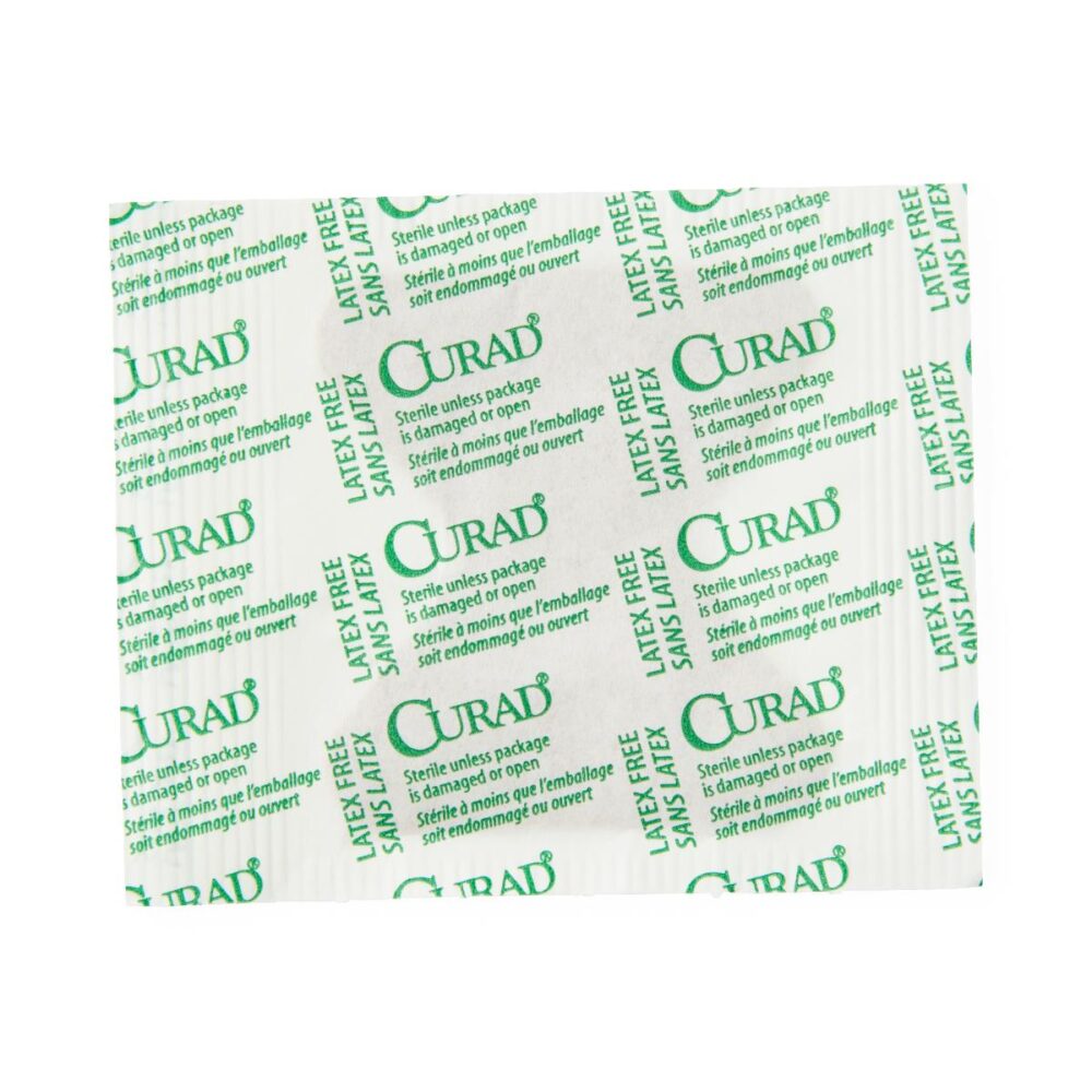 CURAD Flex-Fabric Adhesive Bandages, 1-3/4" x 2", for Fingertips, 100/Bx