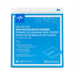 Sterile Nonwoven Gauze Drain Sponges, Premium, 6-Ply, 4" x 4", 2/Pack - Image 5