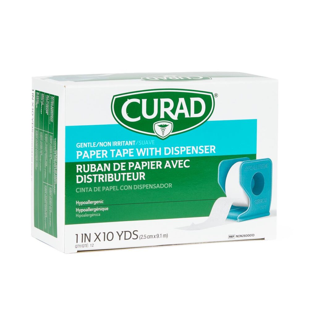 CURAD Paper Surgical Adhesive Tape with Dispenser, 1" x 10 yd. - Image 5