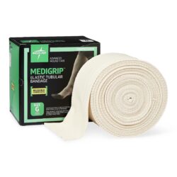 Medigrip Elastic Tubular Support Bandage, Latex, Size G, Large Thighs, 4.75" W (12 cm) - Image 2