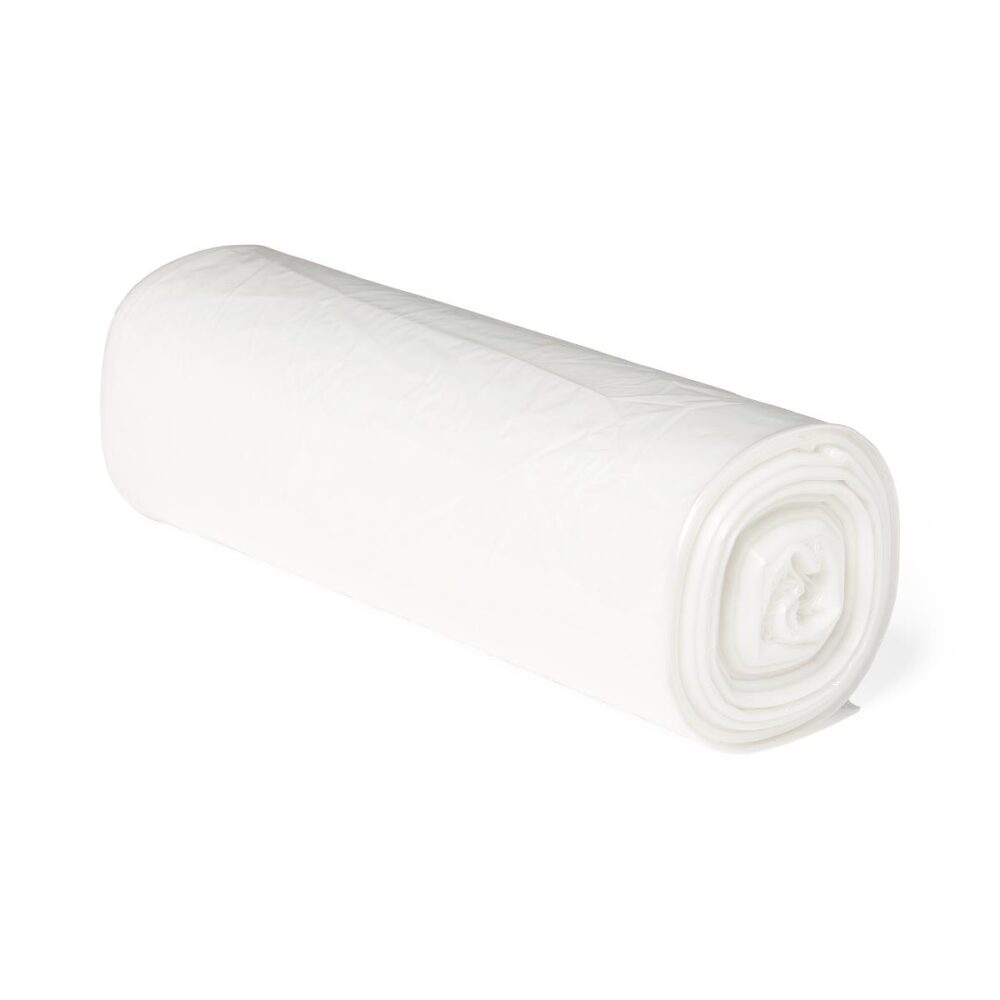 Trash Liner, Clear, 24" x 33", 8 Mic, Roll