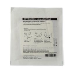 Optifoam Nonadhesive Foam Wound Dressing in Educational Packaging, 4" x 4" - Image 4
