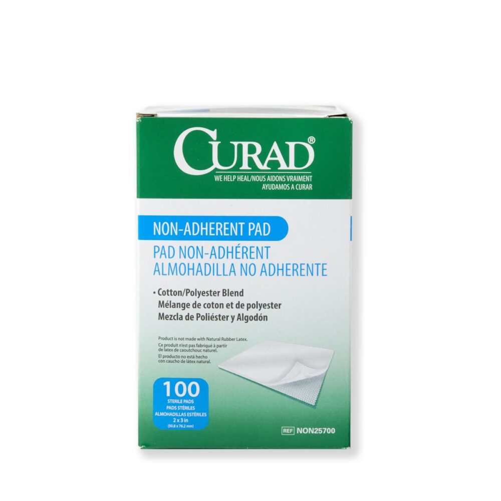 CURAD Non-Adherent Dressing Pad, Sterile, 2" x 3" - Image 2
