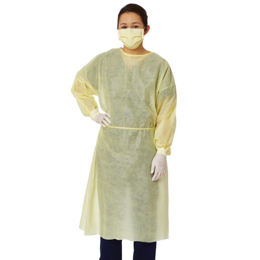 NON27SMS2 - Medium-Weight Cover Gown W/ Side & Neck Ties