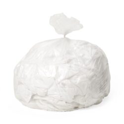 Trash Liner, Clear, 24" x 33", 6 Mic, Flat - Image 3