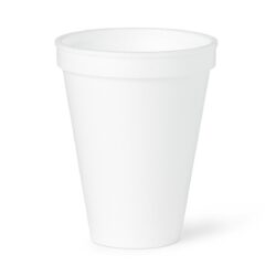 Foam Drinking Cup, Disposable, 8 oz.