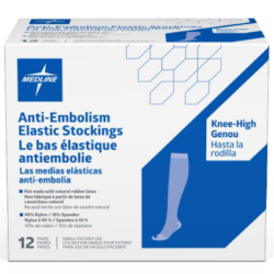 Knee High Anti-Embolism Stockings, Regular, Size SMALL, 12/BX - Image 2