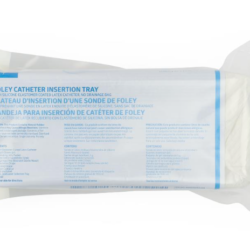 Foley Insertion Catheter with Silicone-Elastomer Coated Latex Catheter, 16 Fr, 10 mL Syringe, PVP, Specimen Container and AloeTouch Gloves in CSR-Wrapped Tray, 20/CS - Image 2