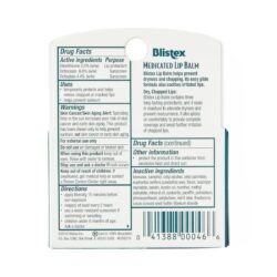 Blistex Medicated Lip Balm, SPF 15, 0.15 oz. Stick 3/BX - Image 2