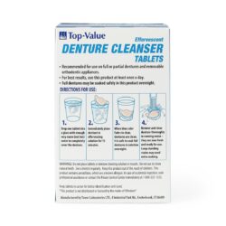 Effervescent Denture Cleanser Tablets 1080/CS - Image 2