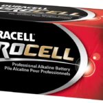 Duracell Procell Alkaline Battery, 9V 12/BX